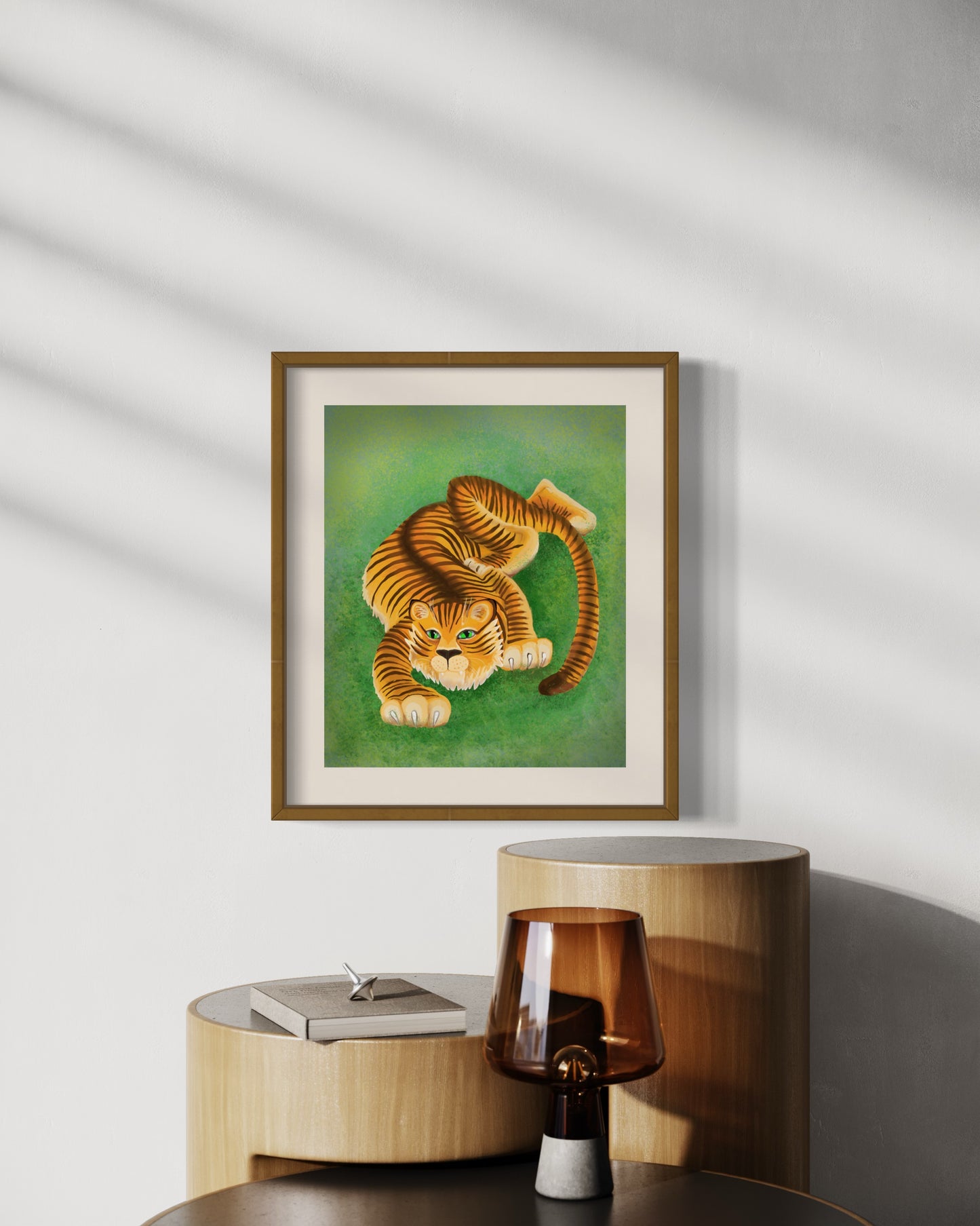Digitalt trykk- Snikende tiger