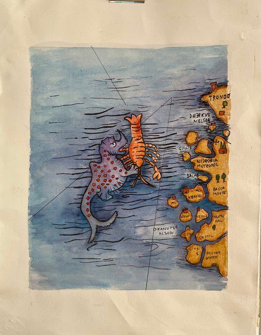 Carta marina sjømonster 1