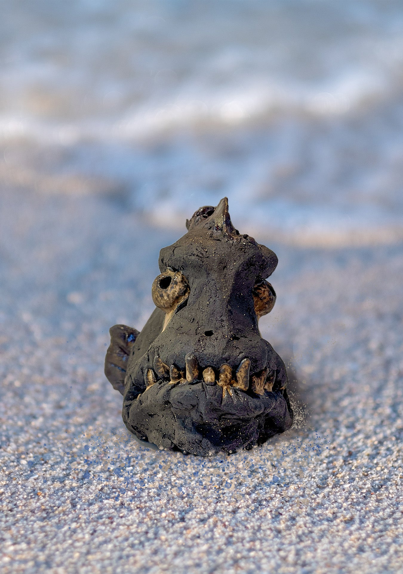 Steinbit skulptur-trist SOLGT