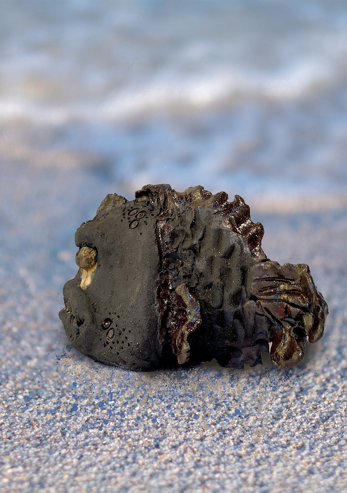 Steinbit skulptur-trist SOLGT