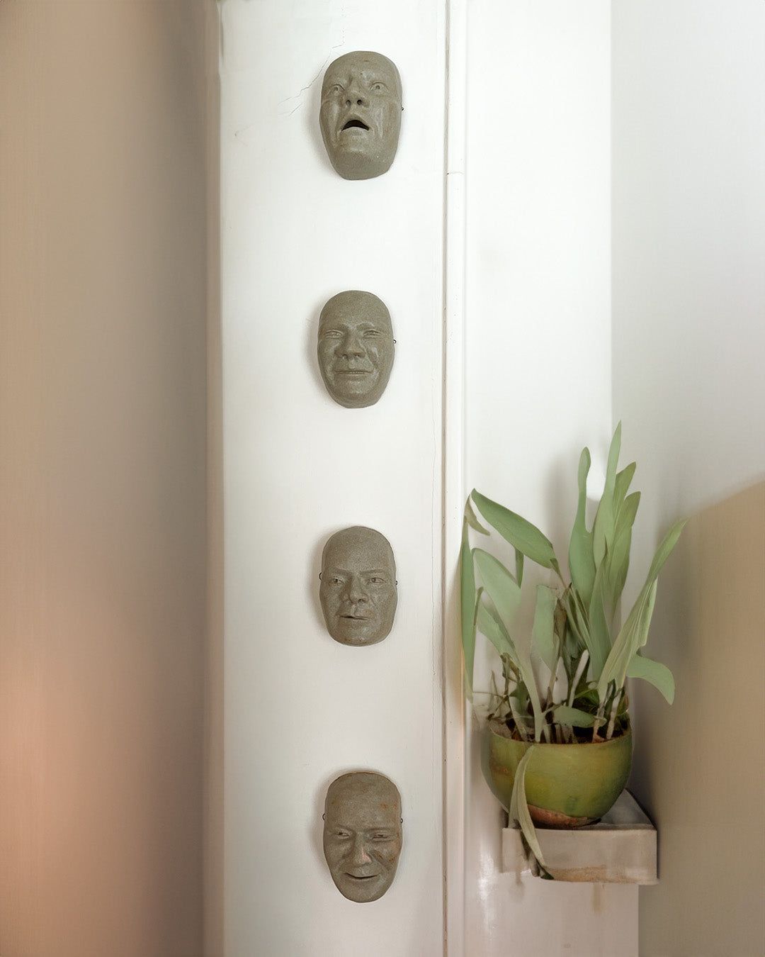 Ansiktsuttrykk skulptur